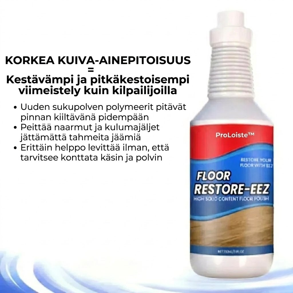 ProLoiste™ – Lattianhoitaja ja suoja useille pinnoille