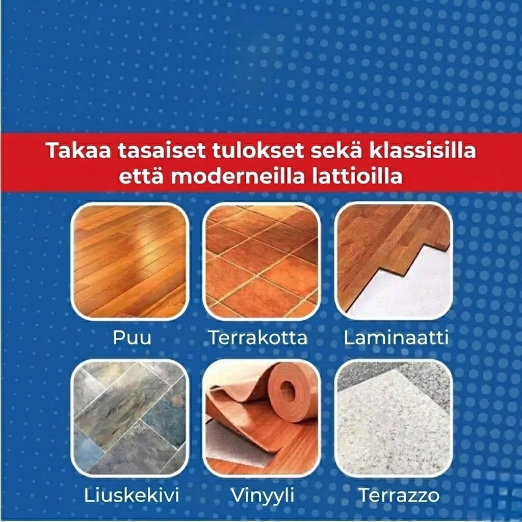 ProLoiste™ – Lattianhoitaja ja suoja useille pinnoille