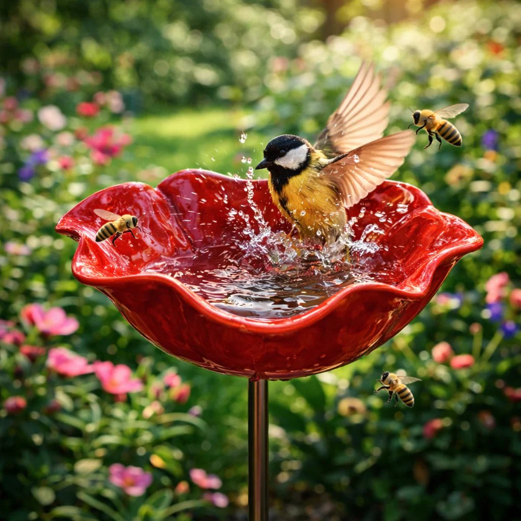 AviFlora™ – Botaninen Juoma-allas Linnuille, Mehiläisille ja Perhosille