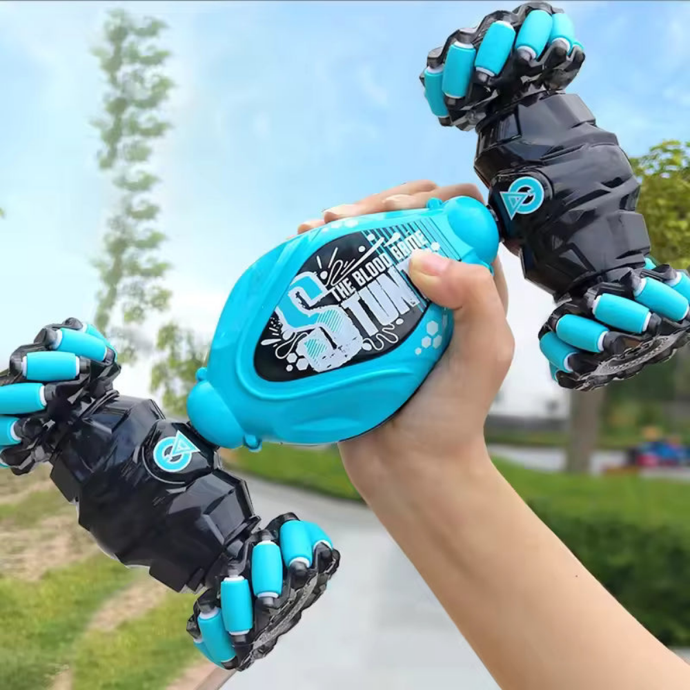 Salama-Auto™ – Käsiohjattava stunt-auto, joka reagoi jokaiseen liikkeeseen