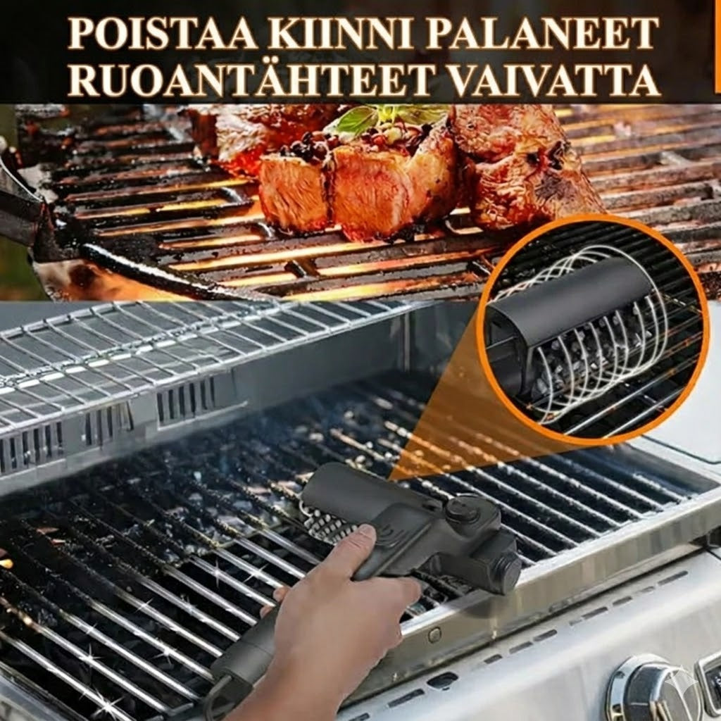 TehoPuhdistin™ – Langaton sähköinen grillin puhdistusharja