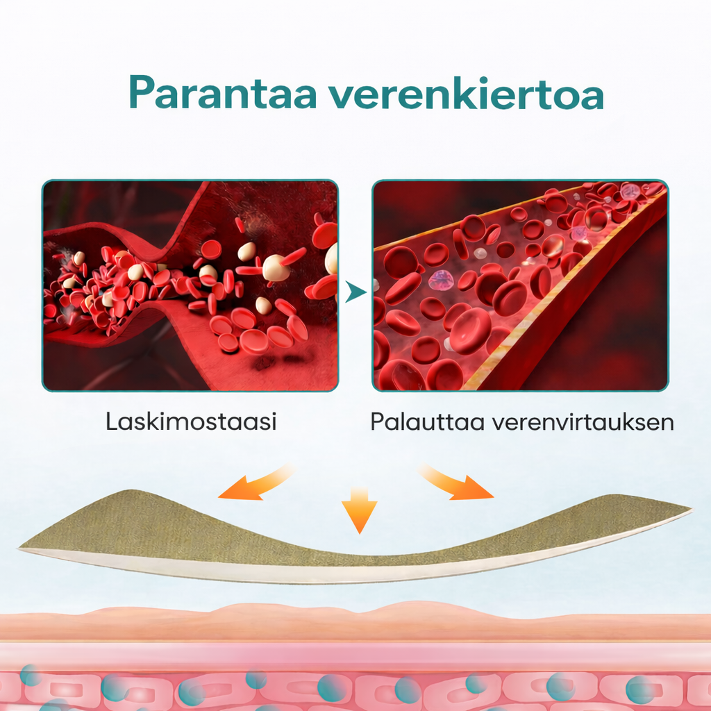 VenaLievä™ – Mikroneulalaastari raskaiden jalkojen ja suonten tueksi