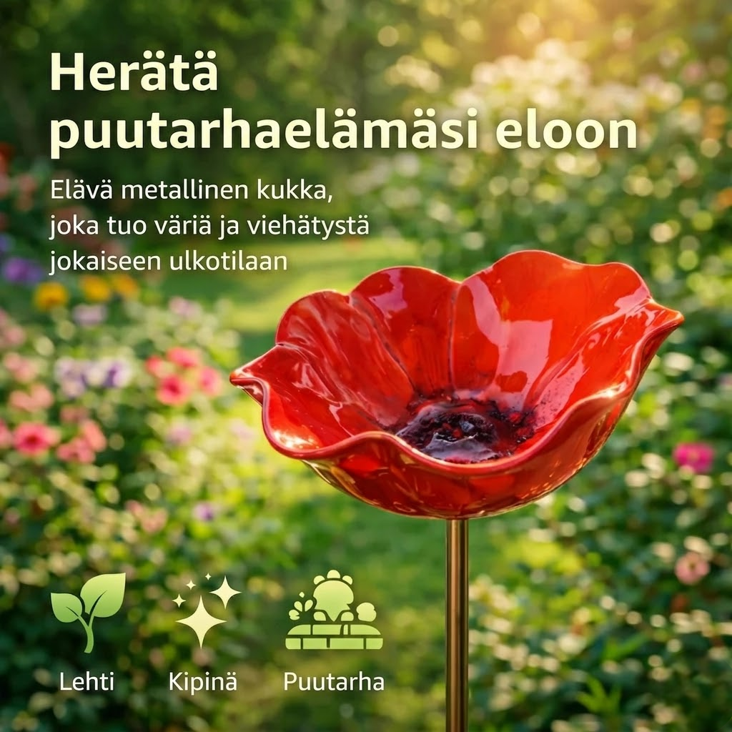 AviFlora™ – Botaninen Juoma-allas Linnuille, Mehiläisille ja Perhosille