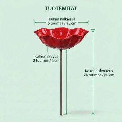 AviFlora™ – Botaninen Juoma-allas Linnuille, Mehiläisille ja Perhosille