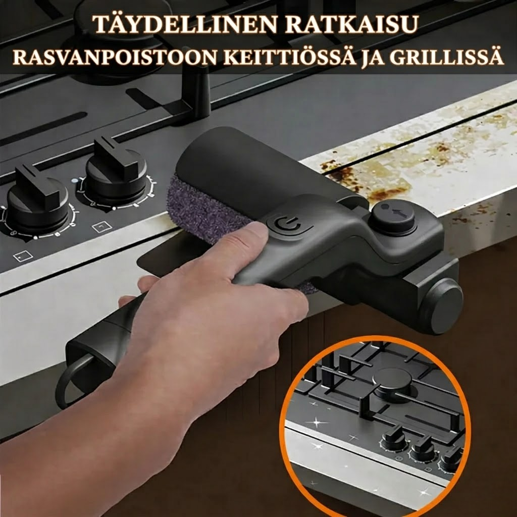 TehoPuhdistin™ – Langaton sähköinen grillin puhdistusharja